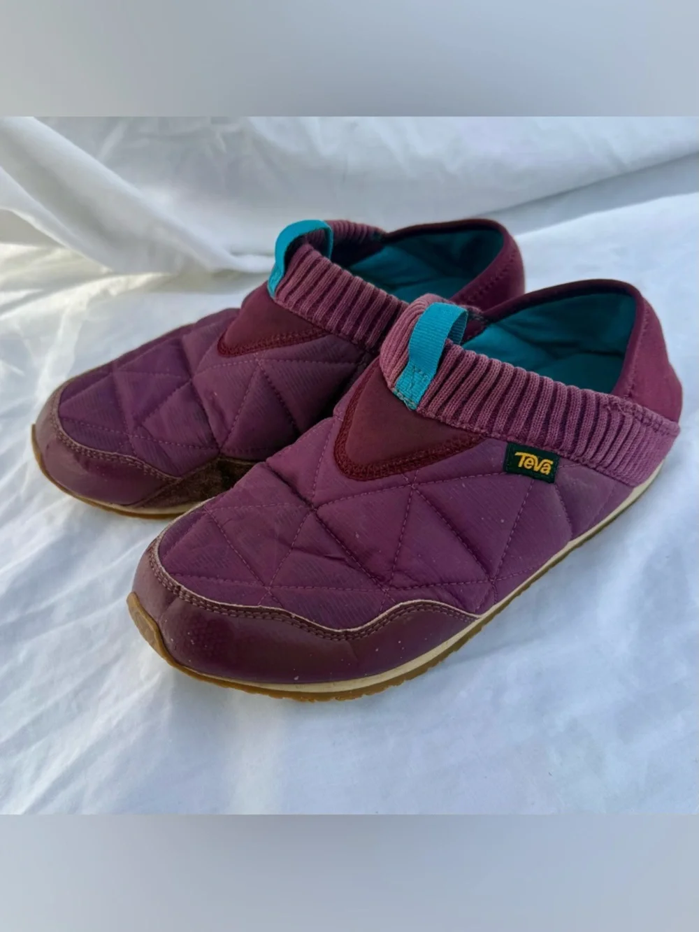 Teva Women's Ember Moc Slip-On Shoes Color Fig Size 8 - Picture 2 of 9